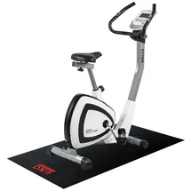 Motive Fitness by U.N.O. Ergometer ET 1000 inkl. Unterlegmatte)" - Weiß/Schwarz