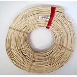 Schardt Peddigrohr - Flechtmaterial Natur 2.4 mm 500 Gramm zum Körbe flechten, basteln - Rattan Peddigrohr in verschiedenen Größen und Stärken