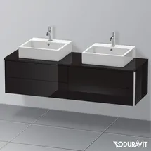 Duravit XSquare Waschtischunterschrank, 4 Auszüge, XS4917B4040