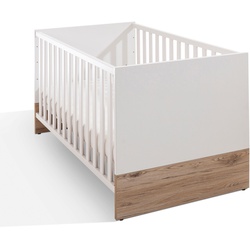 Paidi Babybett Remo 70 x 140 cm Dekor Weiß