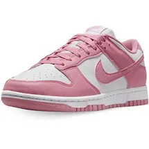Nike Dunk Low Sneaker, White Elemental Pink, 37.5 EU