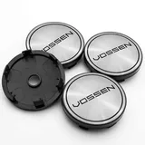 4 Stück Auto Nabendeckel Radnabenkappen, für Vossen 60mm Felgendeckel Schmücken Zubehör,C