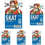 Ravensburger 27003 - Skat, Französisches Bild, 32 Karten in Klarsicht-Box (Packung mit 5)