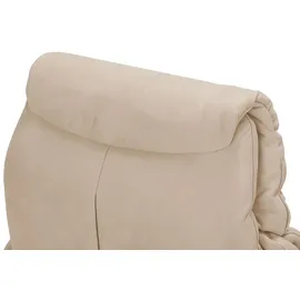 HIMOLLA Relaxsessel 4217 Leder 96 x 107 x 91 cm Beige mit Kopfteil