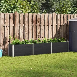 vidaXL Garten-Hochbeet 300 x 50 x 54 cm Grau
