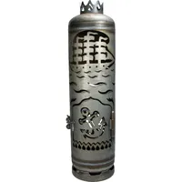 Segelschiff Dreimaster Feuerstelle Terassenfeuer Feuerkorb Feuertonne Edelrost