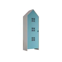 58 aufm Kessel 58aufmkessel Regalschrank, Blau, Weiß, Holzwerkstoff, 58x171x37