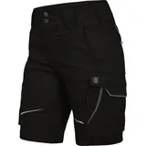 Leibwächter FLXDK Flex Line, Damen-Shorts schwarz-grau, Gr. 40 FLXDK2540