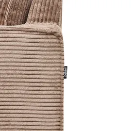 Beliani Sessel VIND Cord 72 x 71 x 70 cm Beige mit Kissen