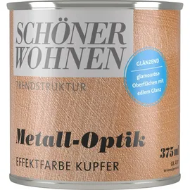 Schöner Wohnen Effektfarbe Metall-Optik Kupfer glänzend 0,375 l