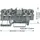 WAGO GmbH& Co. KG Durchgangsklemme 4-Leiter, TS 35 2001-1401