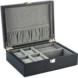 Watchbox Uhrenboxen Mitte 34931, grau, Modern