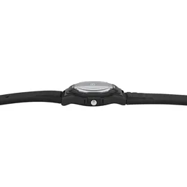 Q&Q Herrenuhr mit Silikonarmband in schwarz