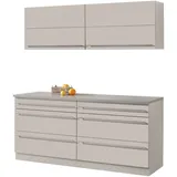 WIHO KÜCHEN Küchenzeile Chicago 180 cm weiß