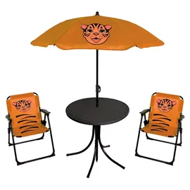Mojawo Campingmöbel Set 4tlg Orange