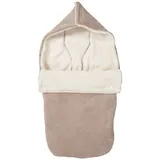 Koeka Buggy Fußsack Plüsch Vik Clay, Braun