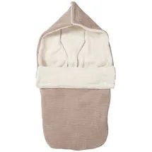 Koeka Buggy Fußsack Plüsch Vik Clay, Braun