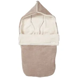Koeka Buggy Fußsack Plüsch Vik Clay, Braun