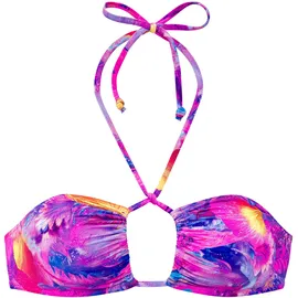 VENICE BEACH Bikini-Top Damen Lila/Mehrfarbig 38 Cup A/B