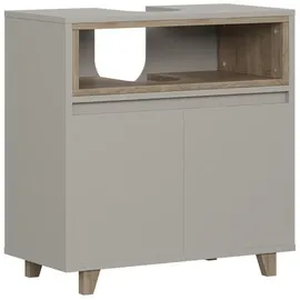 Vicco Waschbeckenunterschrank Elnor 60 x 61 cm Grau