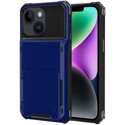 Hülle für Apple iPhone 15 Schutz Handy Case Cover Backcover Kartenfach Etuis Neu