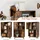 Costway Bücherschrank 80 x 24 x 120 cm Braun