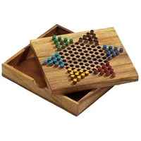 Philos 6332 - Halma, Reisespiel aus Holz