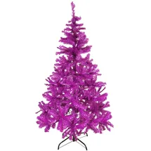 Mojawo Weihnachtsbaum künstlicher Tannenbaum Lila/Pink 180 cm