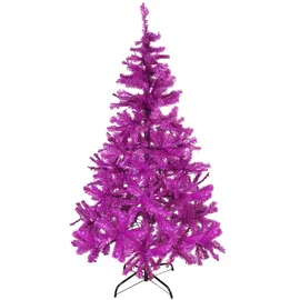 Mojawo Weihnachtsbaum künstlicher Tannenbaum Lila/Pink 180 cm