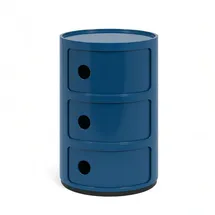 Kartell Componibili Container 3 Fächer 32,5 x 32,5 x 40 Blau