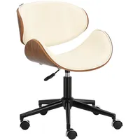 Kosmetikhocker, Friseurstuhl, Hocker, Sattel, Spa, mobil, beige