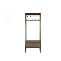 KAWOLA Garderobe RISCA Metall bronze 1 Schublade