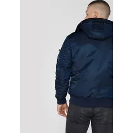 Alpha Industries MA-1 Hooded blau 54