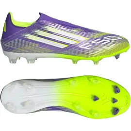 adidas F50 League Laceless FG/MG Purple Rush / Cloud White / Lucid Lemon 43 1/3