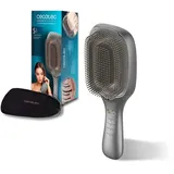 Cecotec Kopfhaut Reparaturbürste, Haarwiederherstellung HairCare Revitalize Aluminium. Modi: Massage, Oil Control, Revitalize, Vibration, negative Ionen, EMS-Mikroströme, LED-Licht, LLLT-Laser