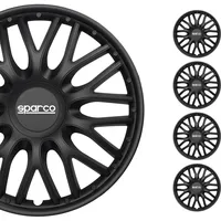 Sparco Radkappe 15" Zoll Radzierblenden Satz schwarz