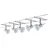 Paulmann Sheela Basisset GU5,3 max. 5x10W dimmbar 230/12V Chrom (matt), Opal