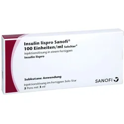 Insulin Lispro Sanofi 100 E/ml Inj.-lsg. Fertigpen 5X3 ml