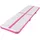 ECD Germany Aufblasbare Gymnastikmatte Airtrack 4m, Rosa, 10 cm Dicke, Tumbling Matte Air Matte Track Trainingsmatte Fitnessmatte Sportmatte Yogamatte mit Tragetasche & elektr. Luftpumpe