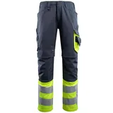 Mascot Leeds Arbeitshose Gr. 76C47 schwarzblau/hi-vis gelb
