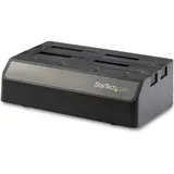 Startech StarTech.com 4 Schacht SATA Dockingstation - Für 2,5"/3,5" SSD / HDD - USB 3.1 (10Gbit/s) - HDD Docking Station