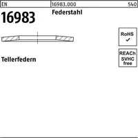 Industrial Quality Supplies DIN 2093 Tellerfeder Stahl 40x14,3x1,5mm