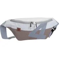 360 Grad 360Grad Gürteltasche Knoten Weiß/Balken Persenning Taupe/Z Violett