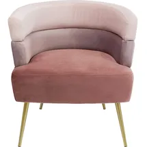 Kare DESIGN Sessel Sandwich 84780 Stoff Rosa Rose