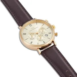 RHODENWALD & SÖHNE Arakon Chronograph Echtleder braun 100103