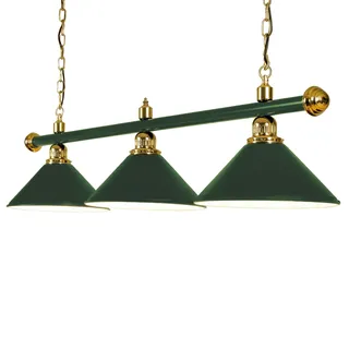 Winsport Billardleuchte "London",messing / grün,