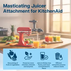 MMobiel Entsafteraufsatz  – Slow Juicer Kaltentsafter