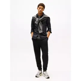 Tommy Hilfiger Original Stretch Slim Fit Langarmhemd Tommy Black XL