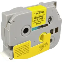 Ampertec P-Touch Band kompatibel zu TZe-S641 schwarz auf gelb