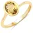 Rafaela Donata Ring Sterling Silber Citrin in gelbgold | Gr.: 52